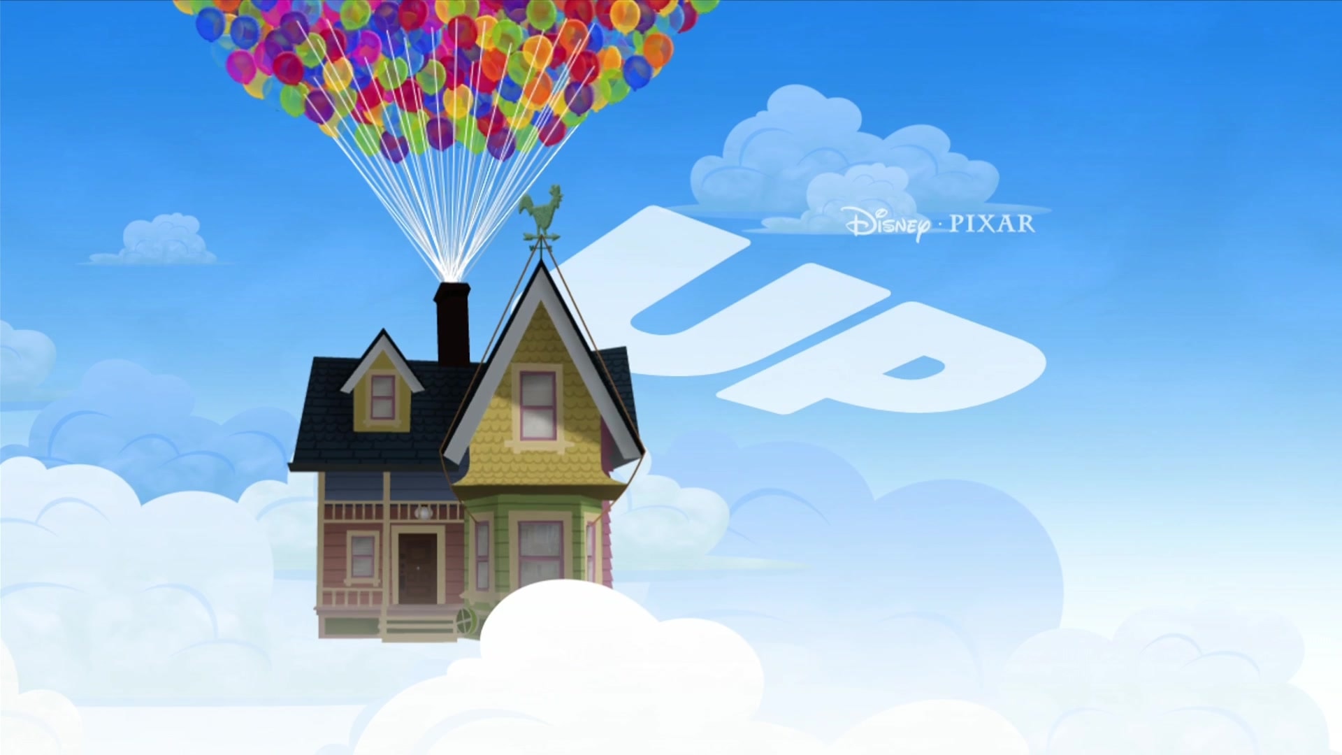 Disney Pixar Up title screen for Xbox 360